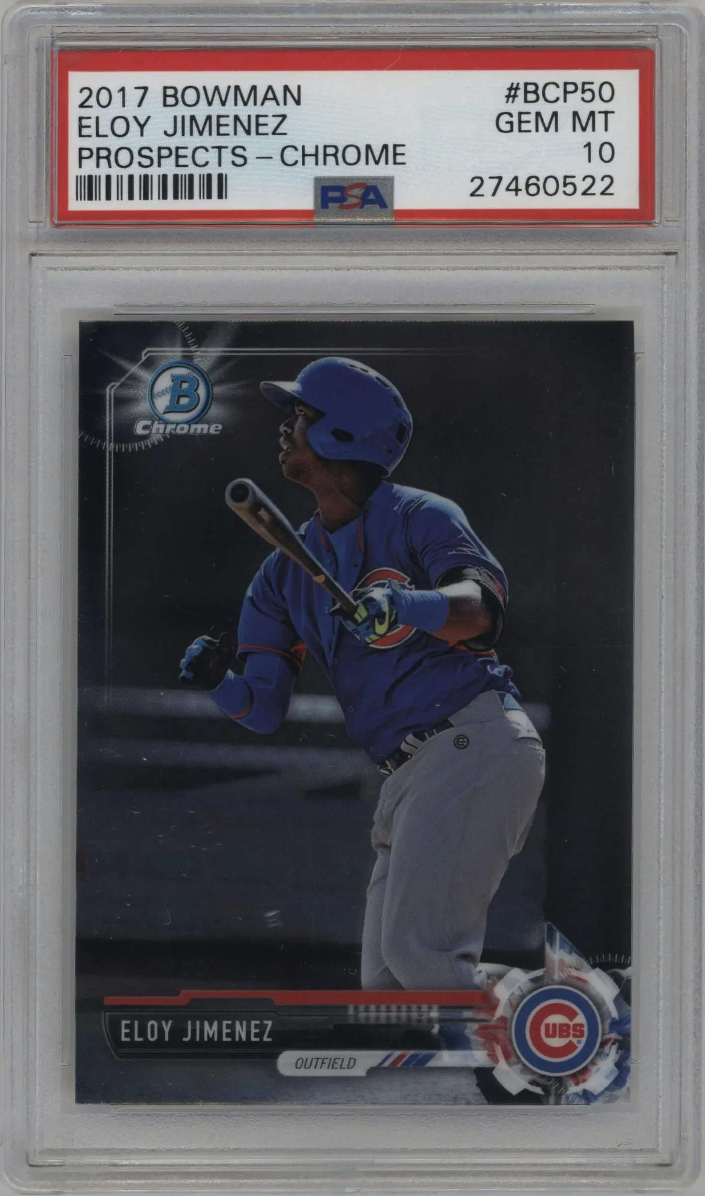 2017 Bowman Chr.Pros. Eloy Jimenez PSA 10