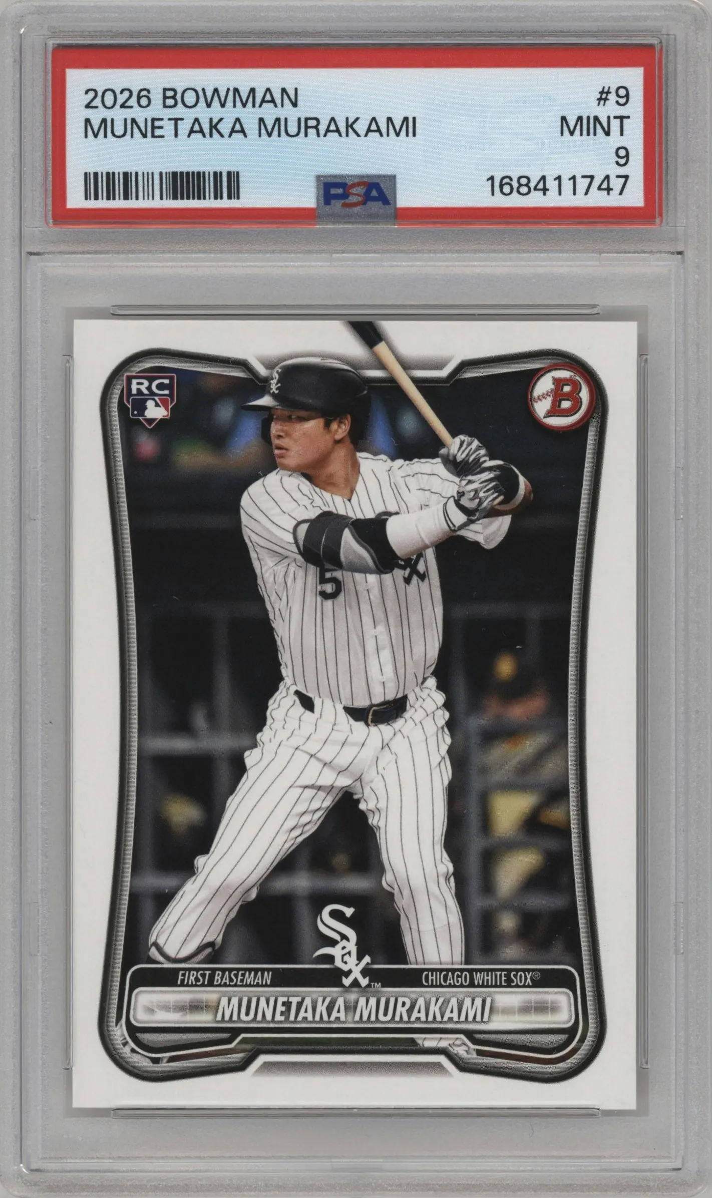 2026 Bowman Munetaka Murakami #9 PSA 9