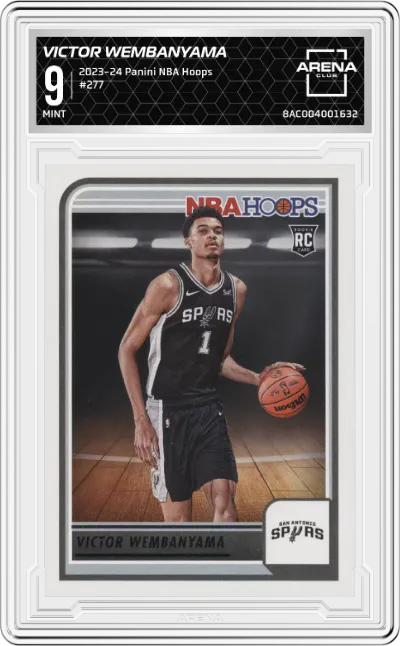 2023 Panini NBA Hoops Victor Wembanyama #277 ARENA CLUB 9
