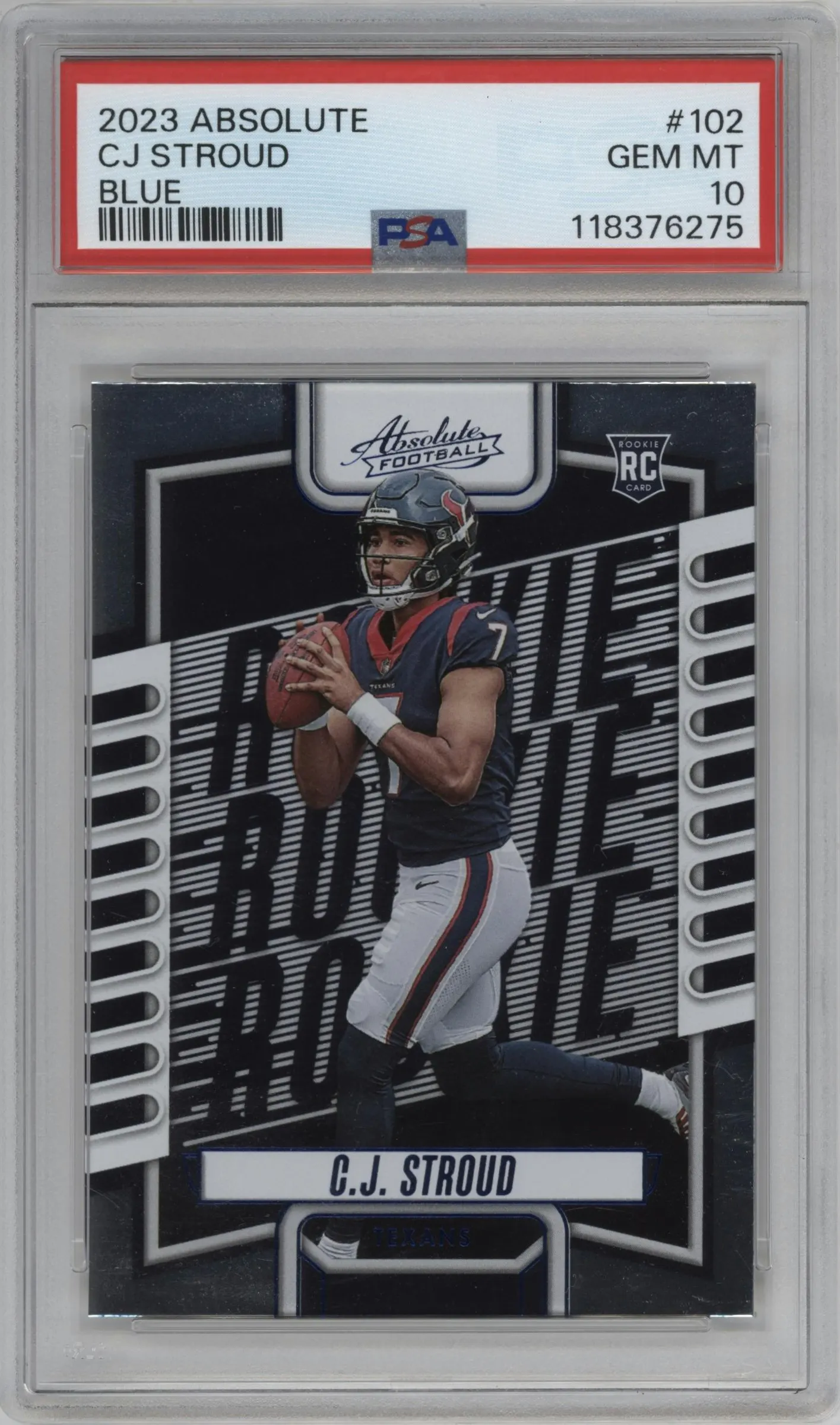 2023 Panini Absolute C.J. Stroud Blue #102 PSA 10