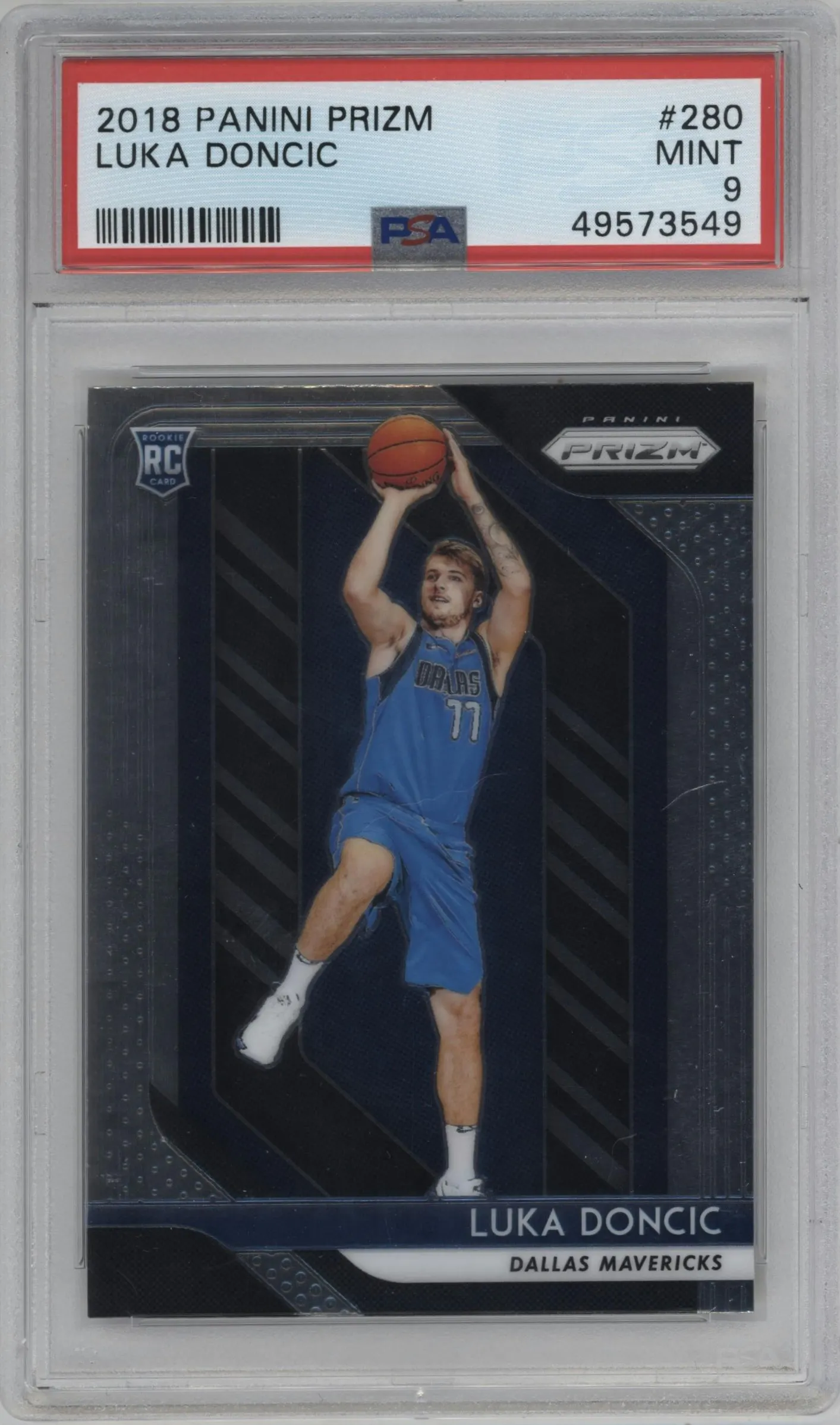 2018 Panini Prizm Luka Doncic PSA 9