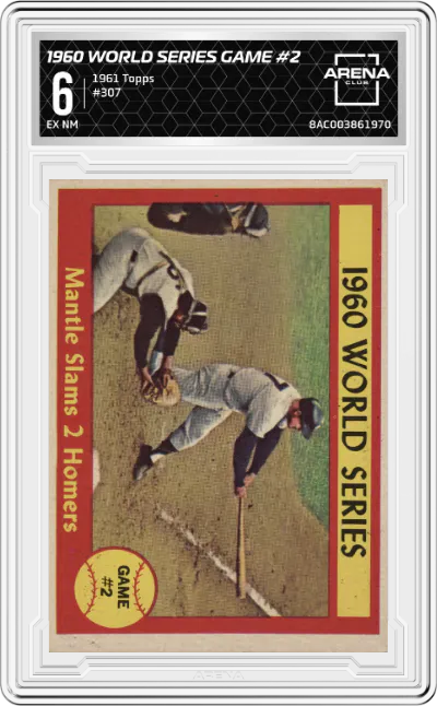1961 Topps 1960 World Series Game #307 ARENA CLUB 6