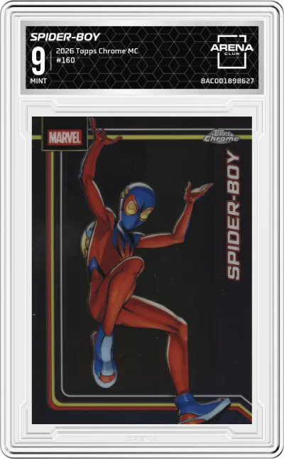 2026 Topps Chrome Marvel Comics Spider-Boy #160 ARENA CLUB 9