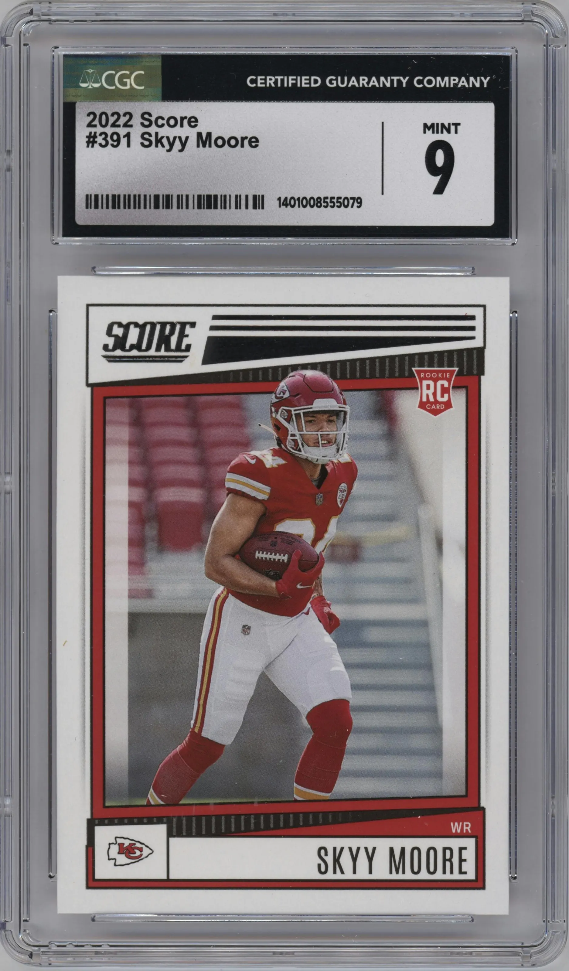 2022 Panini Score Skyy Moore #391 CGC 9