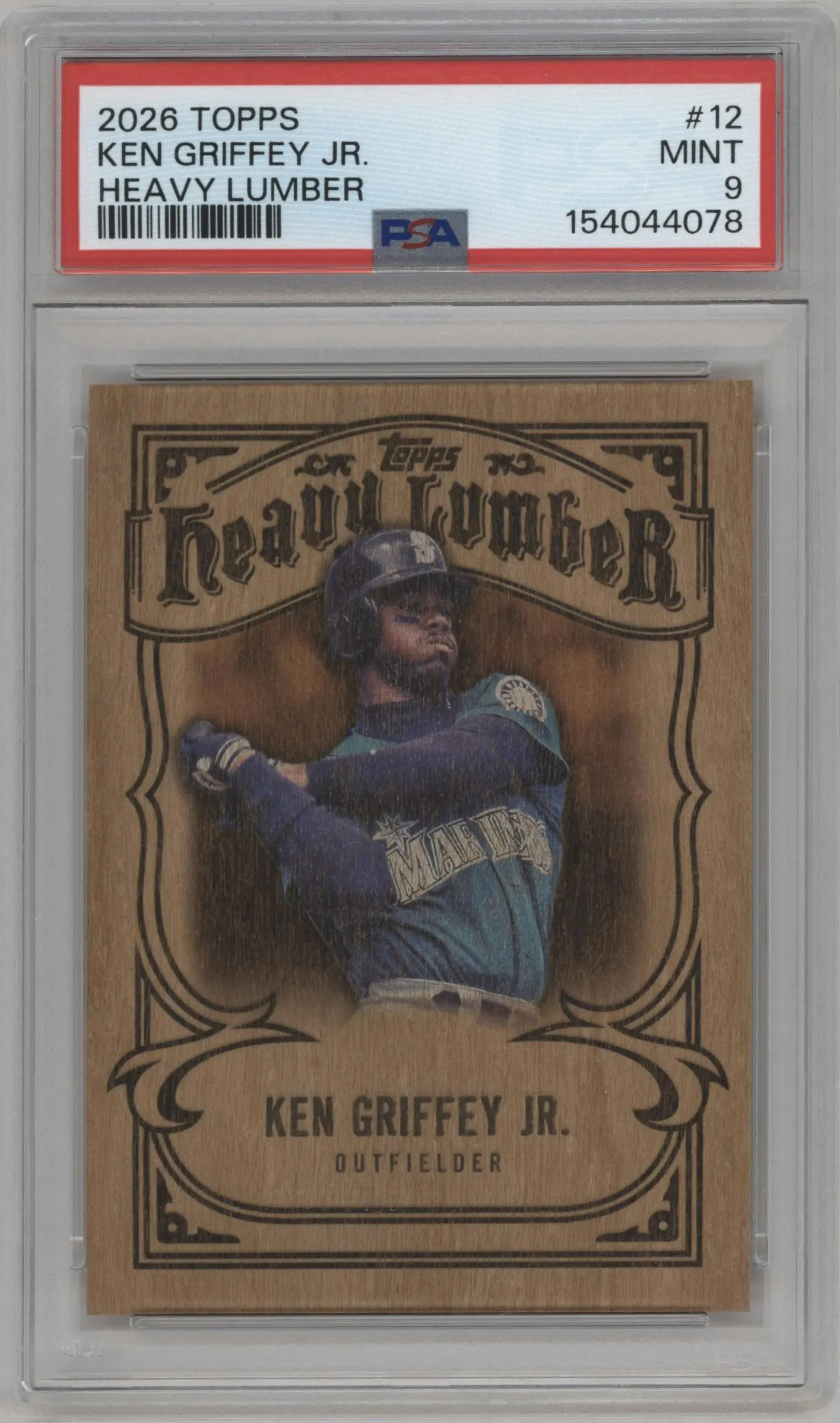2026 Topps Heavy Lumber Ken Griffey Jr. #HL-12 PSA 9