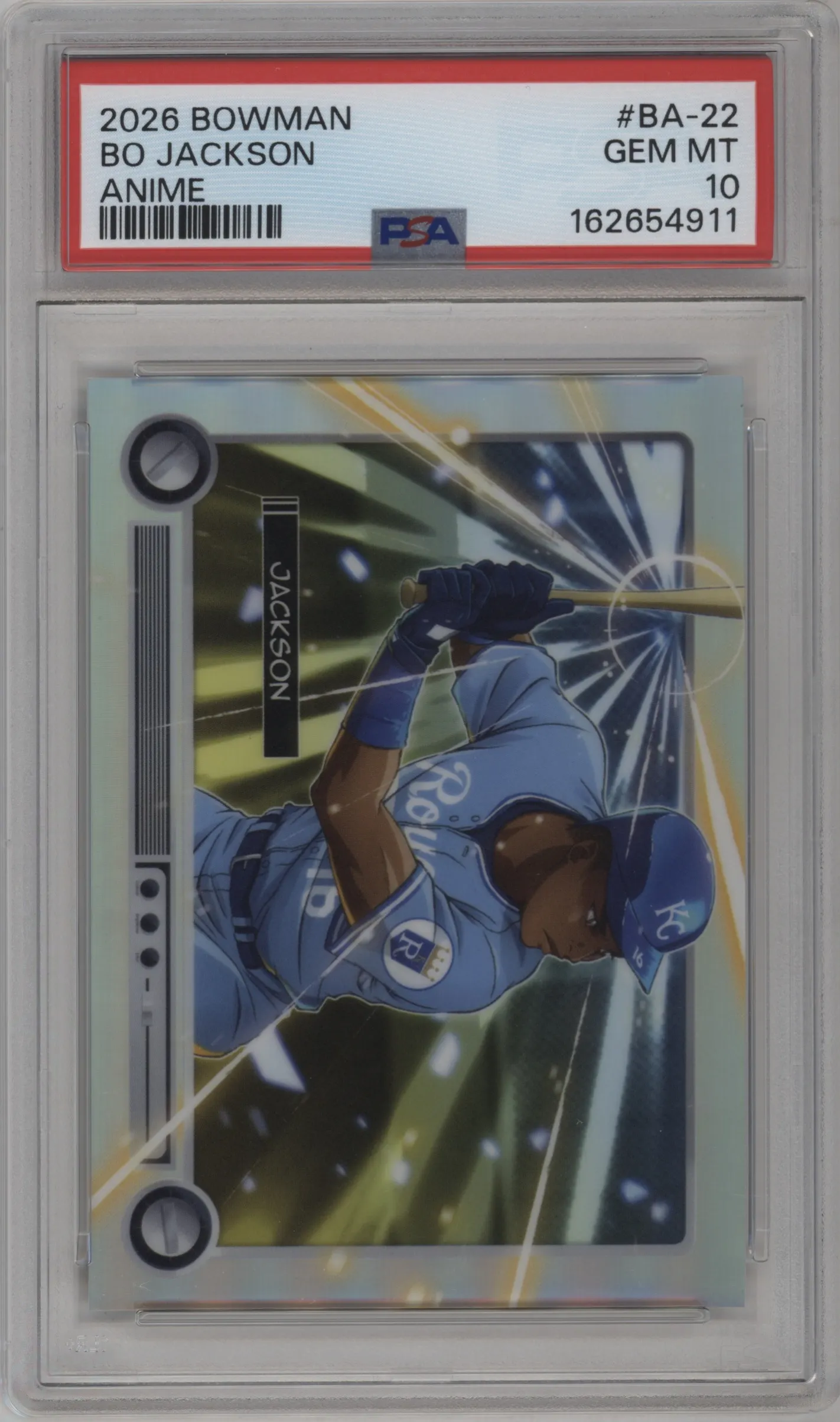 2026 Bowman Anime Bo Jackson #BA-22 PSA 10
