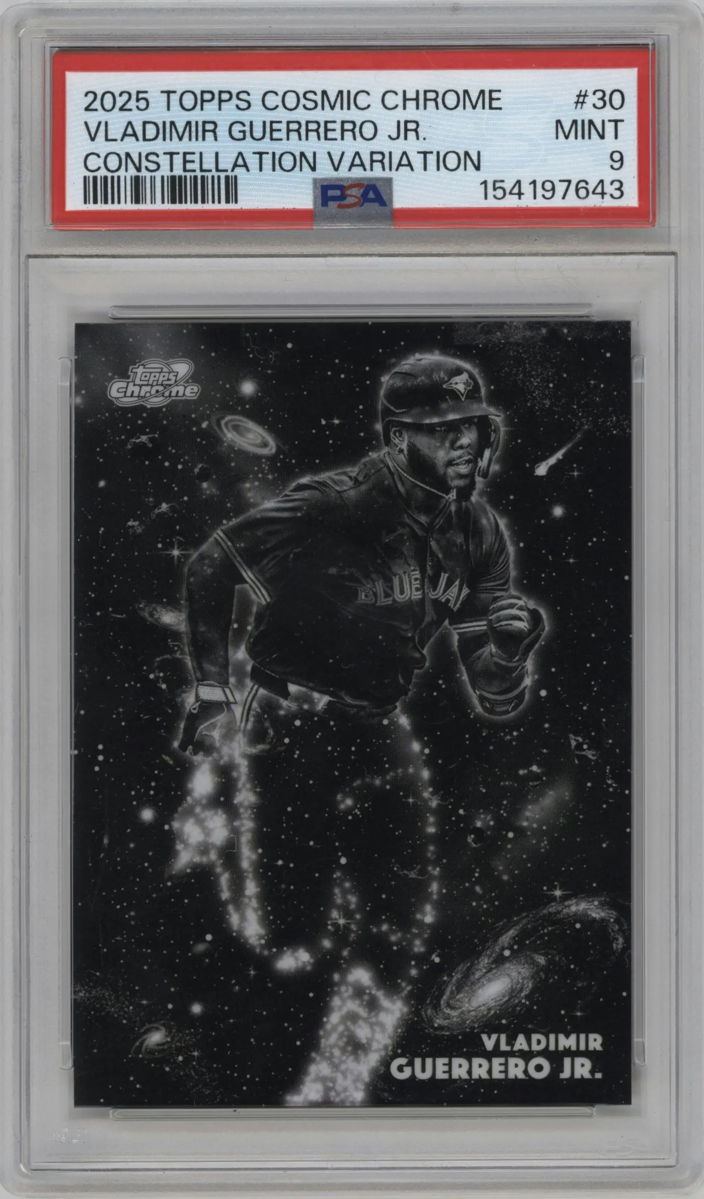 2025 Topps Chrome Cosmic Constellation Var. Vladimir Guerrero Jr. PSA 9
