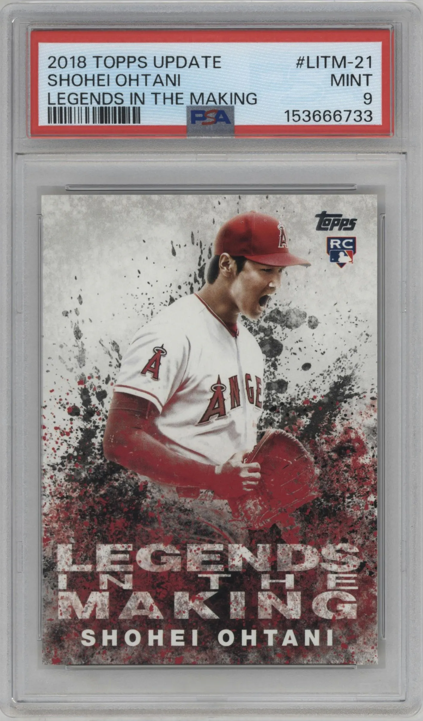 2018 Topps Update LITM Shohei Ohtani #LITM-21 PSA 9