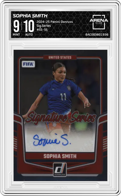 2024 Panini Donruss Sig.Series Sophia Smith #SS-SS ARENA CLUB 9