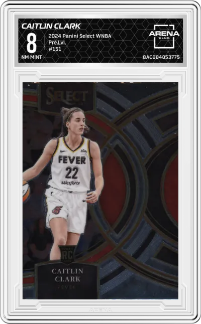 2024 Panini Select WNBA Pre.Lvl. Caitlin Clark #151 ARENA CLUB 8