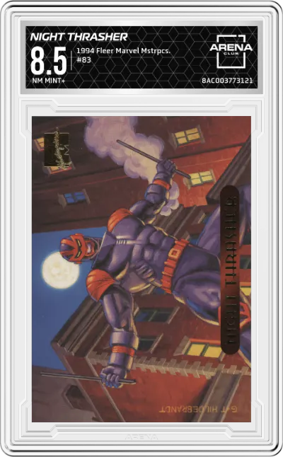 1994 Fleer Marvel Masterpieces Night Thrasher ARENA CLUB 8.5