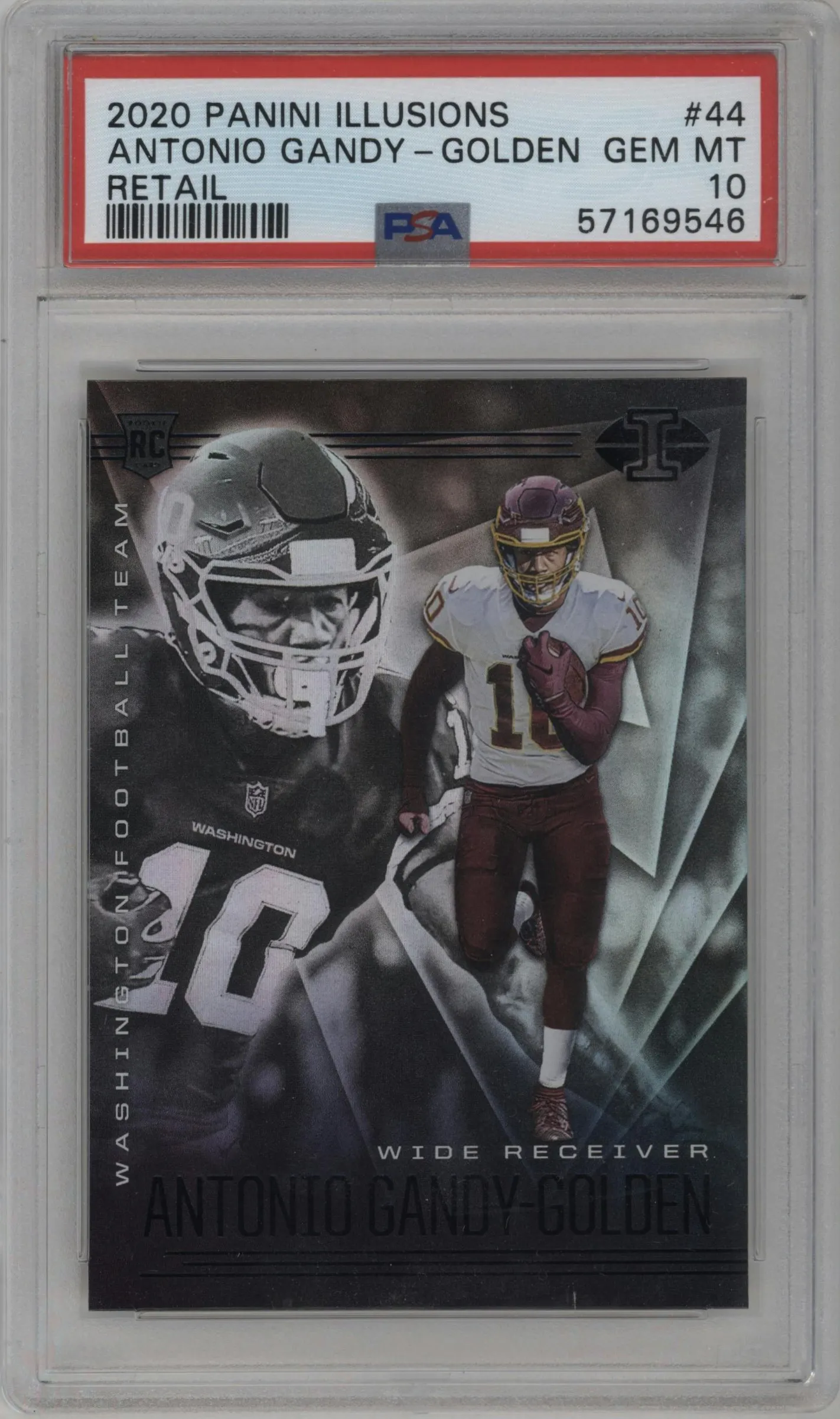 2020 Panini Illusions Antonio Gandy-Golden Retail #44 PSA 10