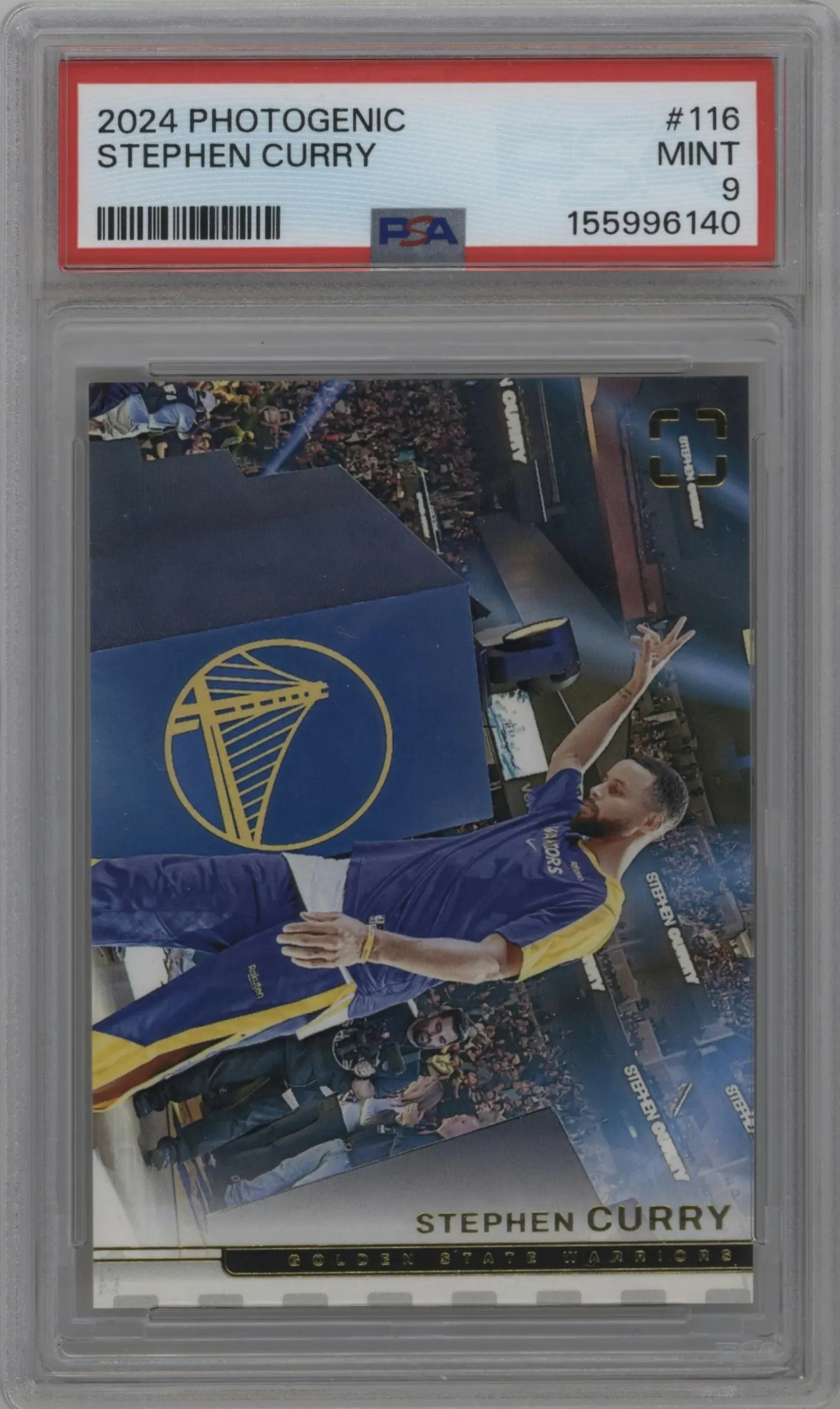 2024 Panini PhotoGenic Stephen Curry #116 PSA 9