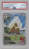 Alolan Dugtrio from the 2024 Pokemon SV set graded by PSA and given an overall grade of 10.