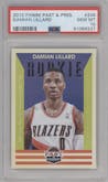 Damian Lillard from the 2012-13 Panini Past & Present set graded by PSA and given an overall grade of 10.
