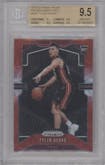 Tyler Herro from the 2019-20 Panini Prizm set featuring a Choice Red parallel graded by Beckett and given an overall grade of 9.5.