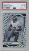 Derrick Henry from the 2024 Panini Prizm set featuring a Press Proof Prizm parallel graded by PSA and given an overall grade of 10.