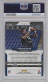 Trevon Diggs from the 2020 Panini Prizm set featuring a Blue Ice parallel graded by PSA and given an overall grade of 9.