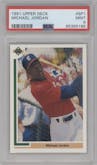 Michael Jordan from the 1991 Upper Deck set graded by PSA and given an overall grade of 9.