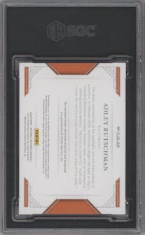 Adley Rutschman from the 2021 Panini National Treasures set graded by SGC and given an overall grade of 9.5.