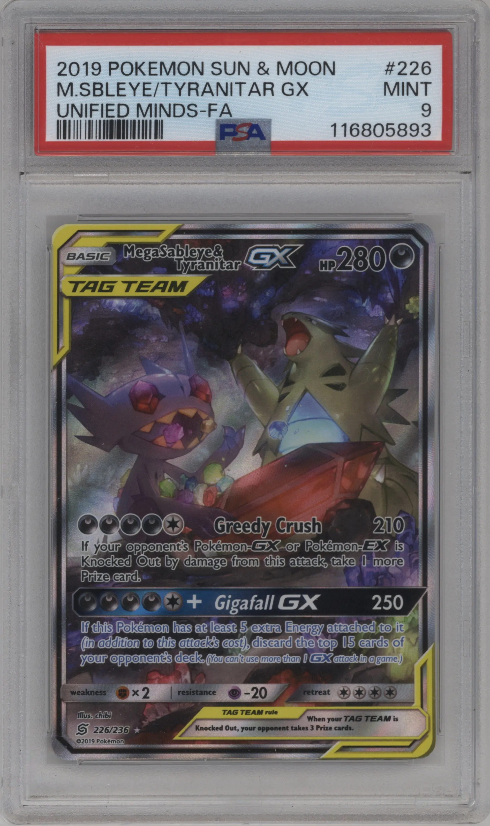 Mega Sableye/Tyranitar GX