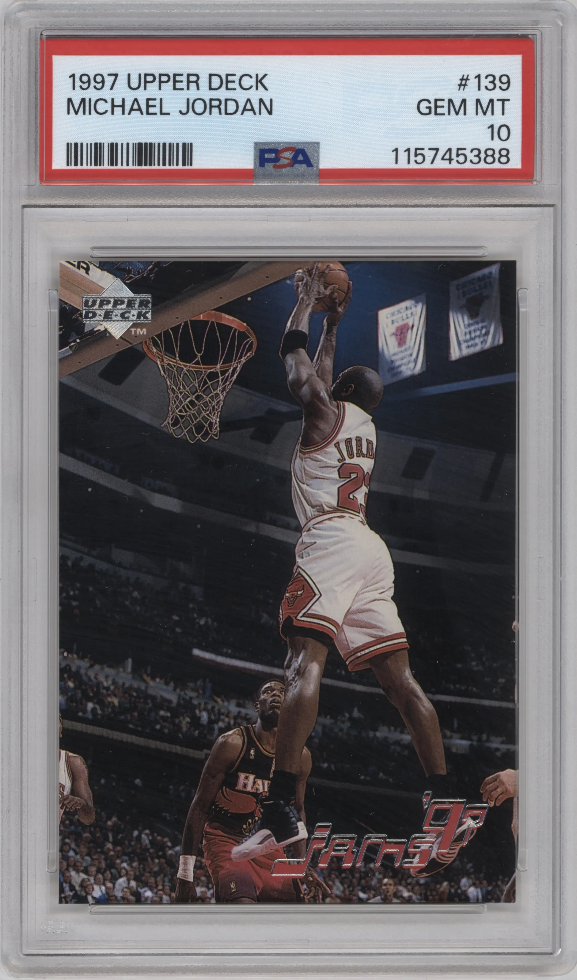 1997 Upper Deck Michael Jordan #139 PSA 10