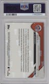 Juan Soto from the 2025 Topps Now set graded by PSA and given an overall grade of 10.