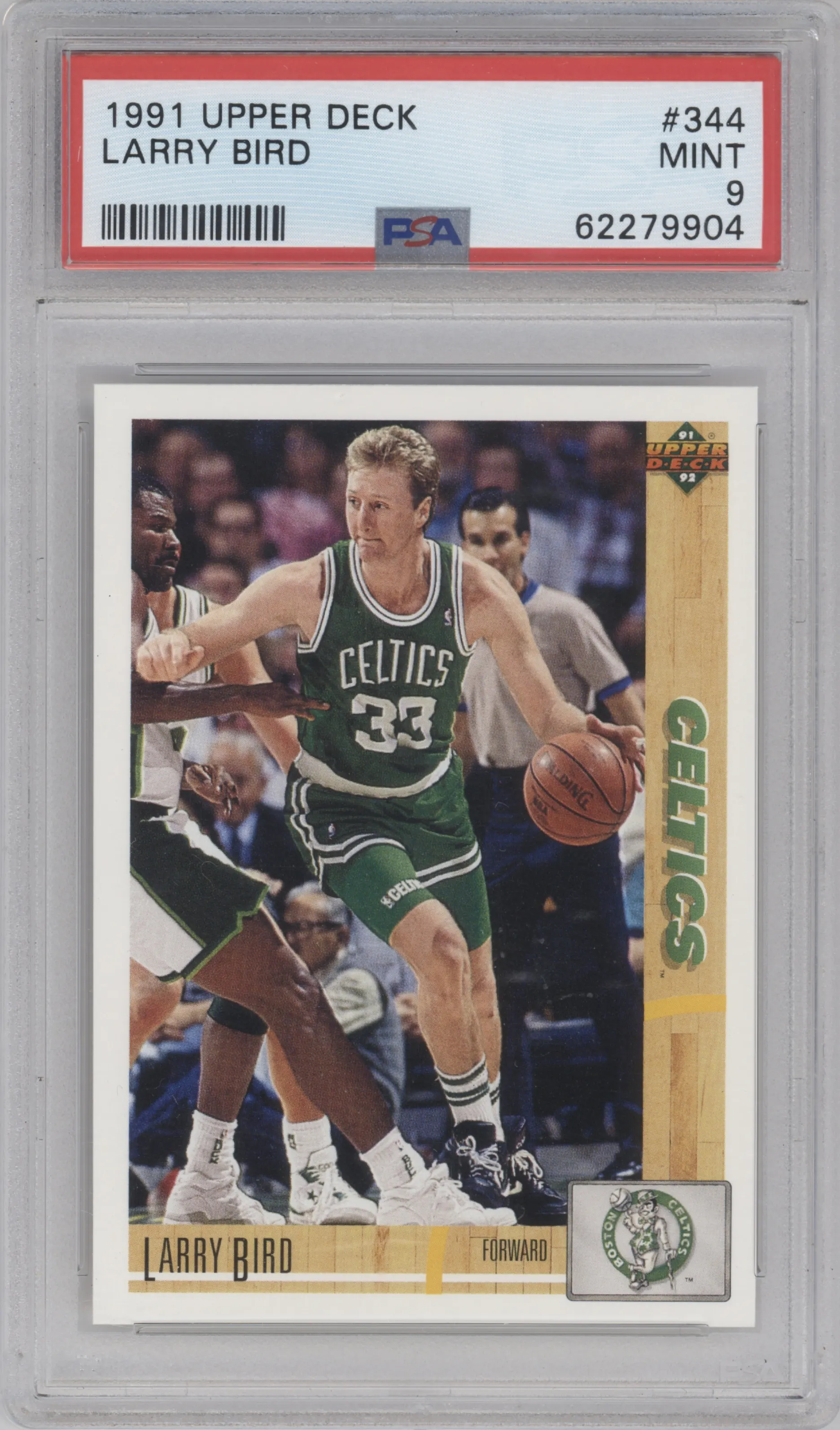 1991 Upper Deck Larry Bird PSA 9