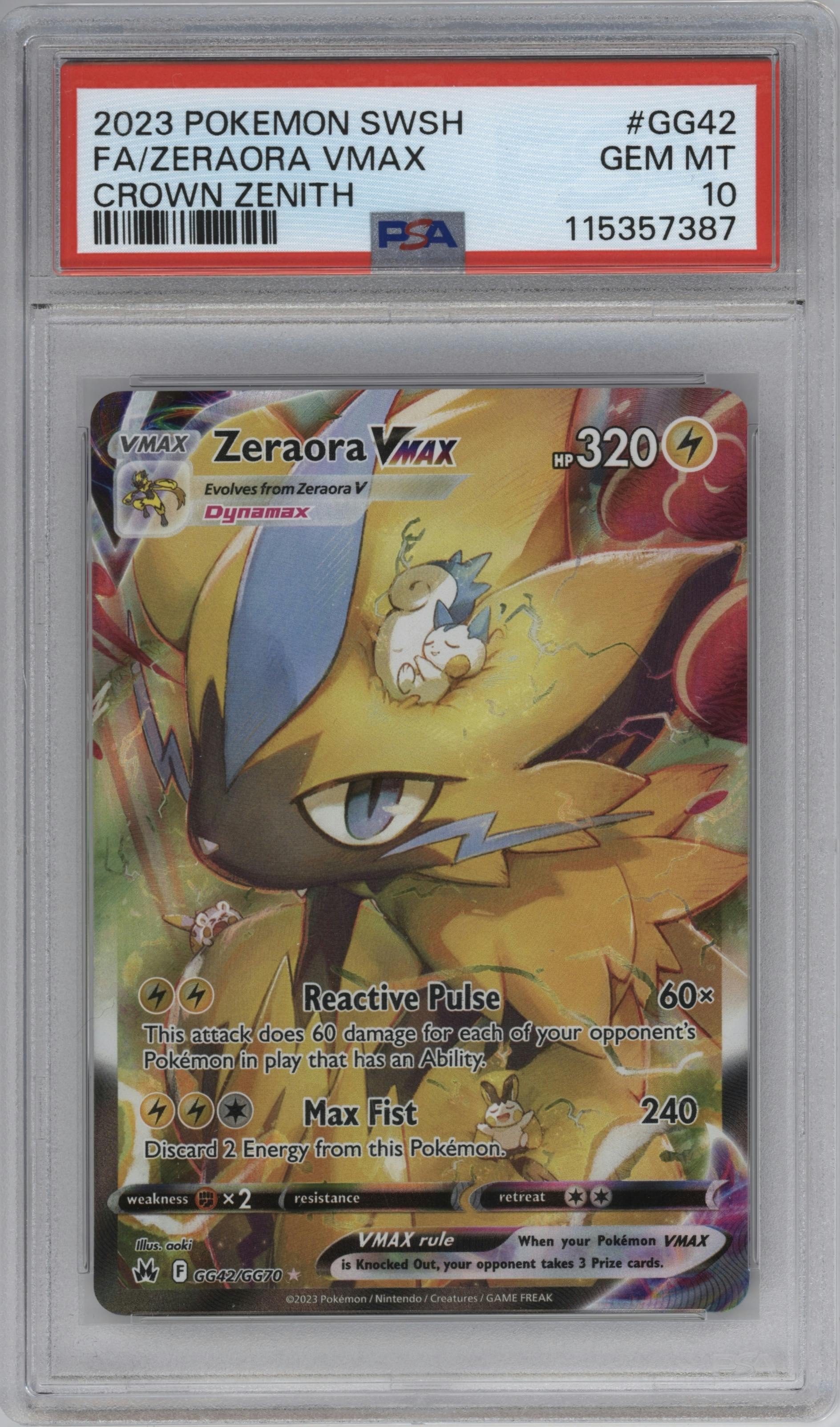 Zeraora Vmax