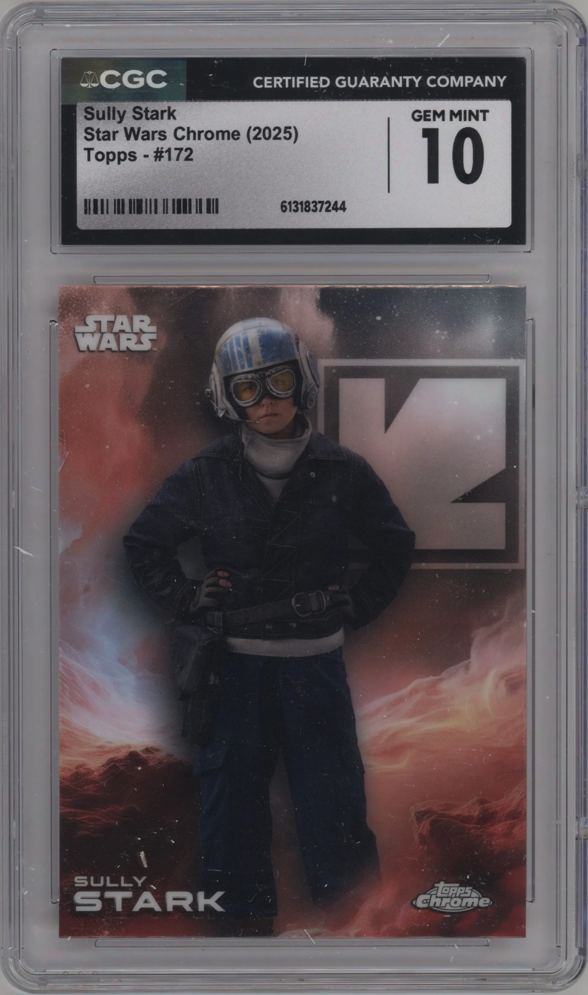 2025 Topps Chrome Star Wars Sully Stark CGC 10