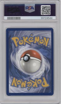 Turtonator from the 2024 Pokemon SV set graded by PSA and given an overall grade of 9.