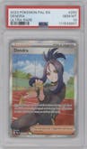 Dendra from the 2023 Pokemon SV set graded by PSA and given an overall grade of 10.