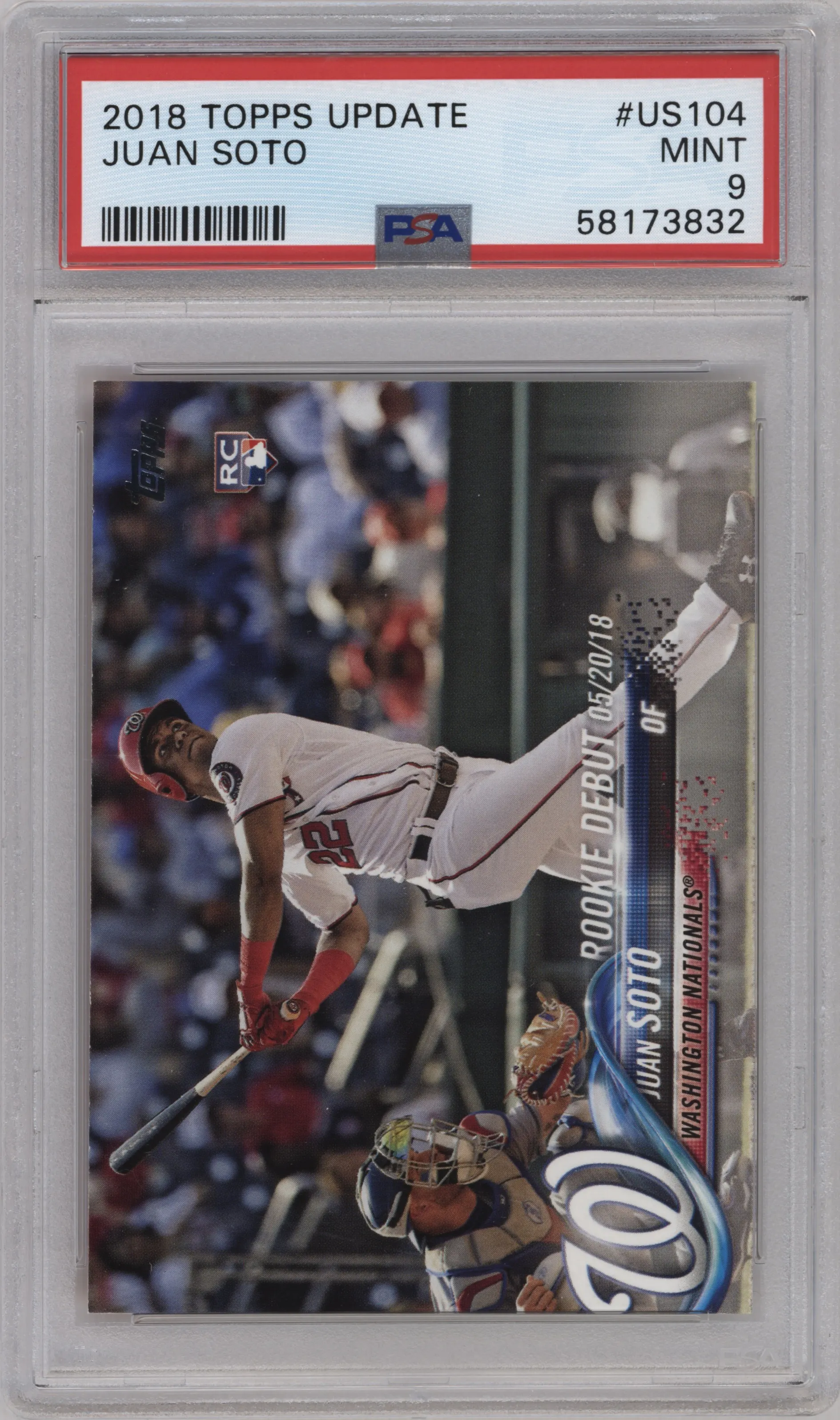 2018 Topps Update Juan Soto #US104 PSA 9