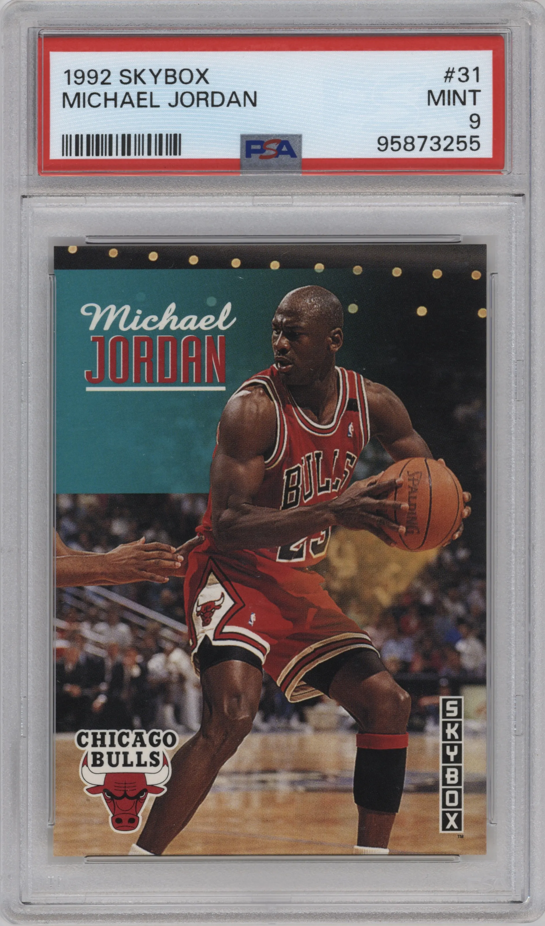 1992 Skybox Michael Jordan #31 PSA 9