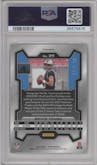 Bryce Young from the 2023 Panini Prizm set featuring a Pandora parallel graded by PSA and given an overall grade of 9.