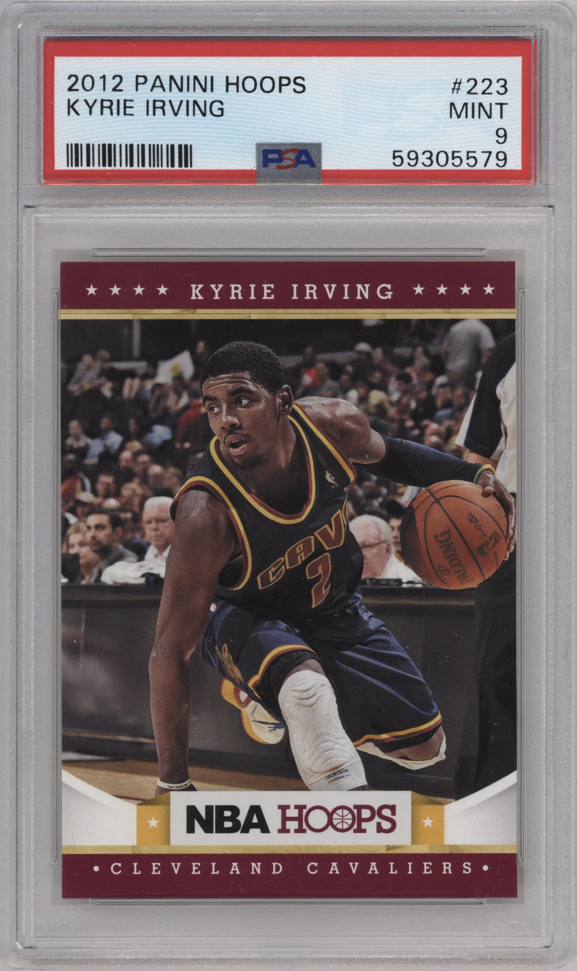 2012 Panini NBA Hoops Kyrie Irving PSA 9