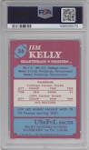 Jim Kelly from the 1984 Topps USFL set graded by PSA and given an overall grade of 8.
