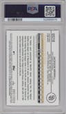 Jackson Merrill from the 2024 Topps Update set featuring a Gold parallel graded by PSA and given an overall grade of 9.