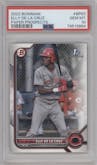 Elly De La Cruz from the 2022 Bowman set graded by PSA and given an overall grade of 10.