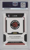 Scottie Barnes  from the 2021-22 Panini Prizm  set graded by PSA and given an overall grade of 10.