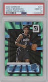 Paolo Banchero from the 2022-23 Panini Donruss set featuring a Green Holo Laser parallel graded by PSA and given an overall grade of 10.