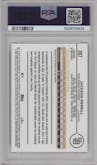 Jackson Merrill from the 2024 Topps Chrome set featuring a Raywave Refractor parallel graded by PSA and given an overall grade of 10.