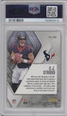 C.J. Stroud from the 2023 Panini Phoenix set graded by PSA and given an overall grade of 10.