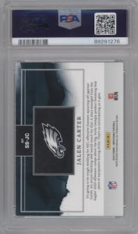 Jalen Carter from the 2023 Panini Impeccable set graded by PSA and given an overall grade of 8.