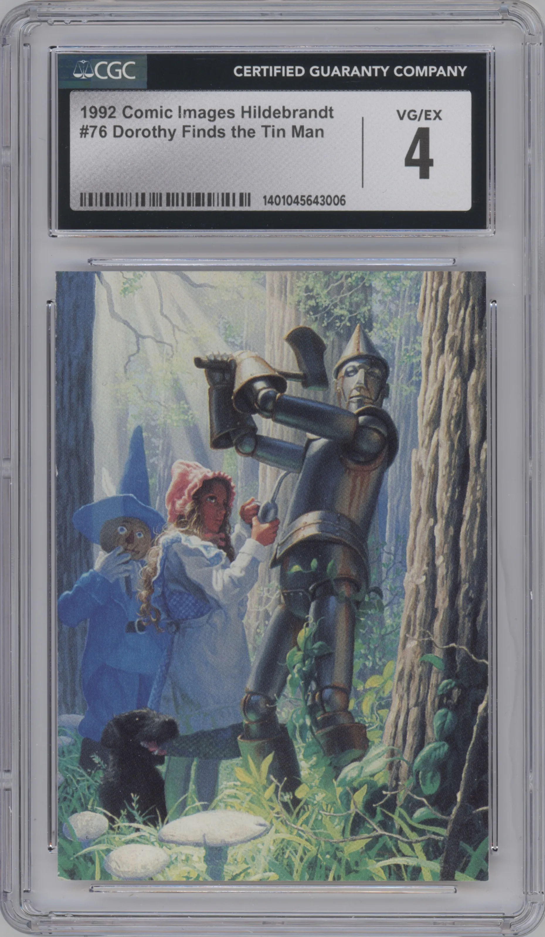 Dorothy Finds the Tin Man from the 1992 Comic Images Hildebrandt set graded by CSG and given an overall grade of 4.