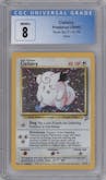 Clefairy from the 2000 Pokemon set graded by CSG and given an overall grade of 8.