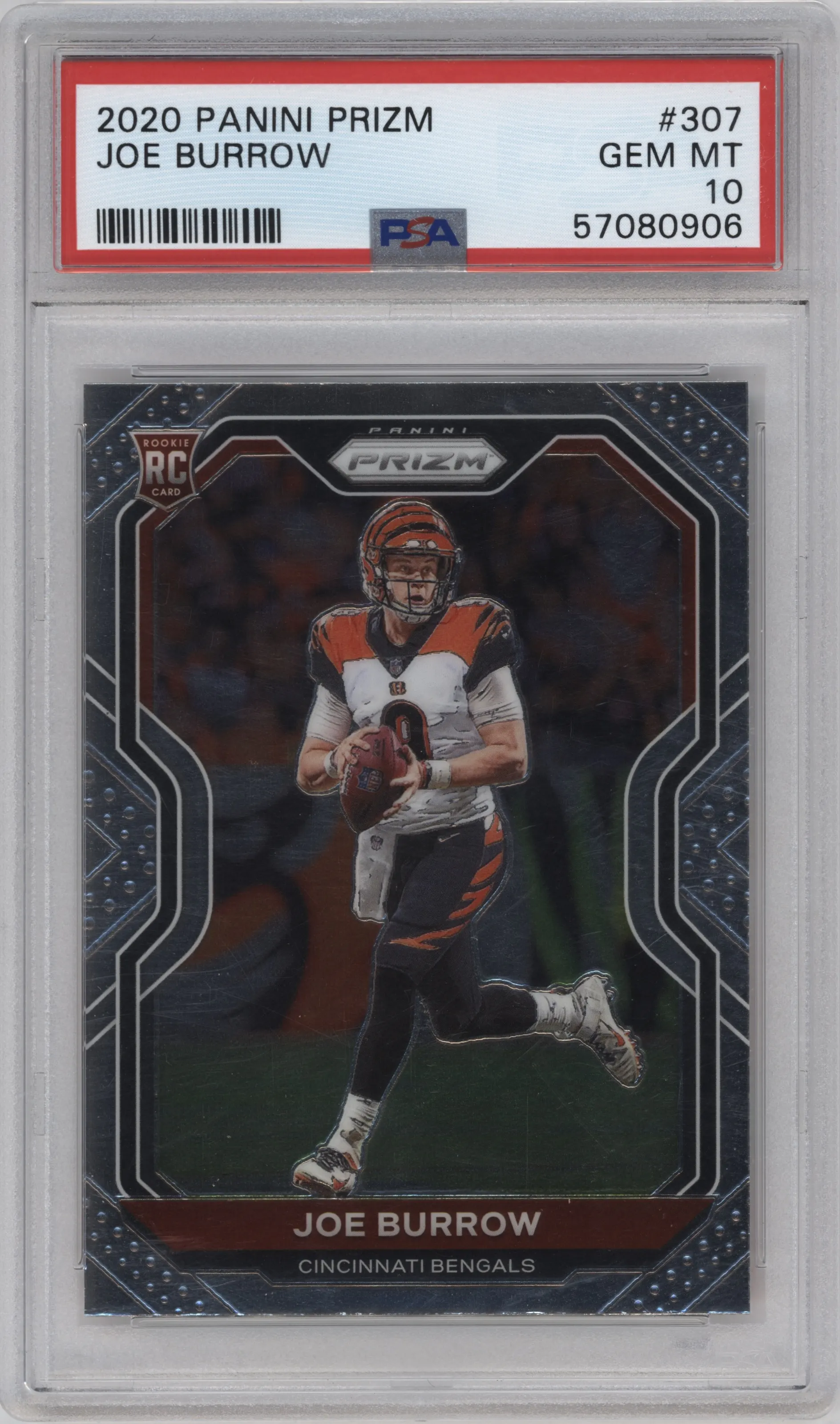 2020 Panini Prizm Joe Burrow PSA 10