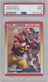 Junior Seau from the 1990 Score set graded by PSA and given an overall grade of 9.