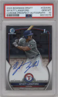 Wyatt Langford — 2023 Bowman Draft #CDA-WL