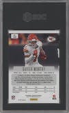 Xavier Worthy from the 2024 Panini Prizm Deca set featuring a Orange Prizm parallel graded by SGC and given an overall grade of 9.5.
